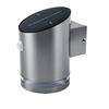 Luceco Solar Pir Wall Light Steel 100Lm 4000K