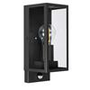 Luceco Ext Pir Glass Wall Lantern Black 60W