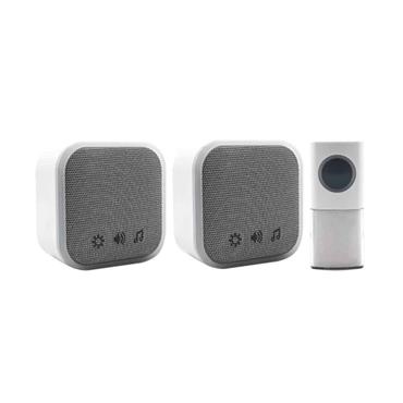 UNC68440 PORTABLE & PLUG IN CHIME SET WHITE