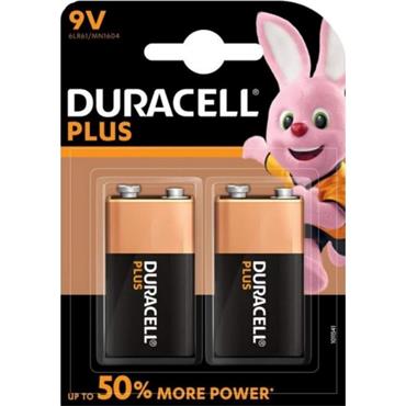 Duracell 9V Battery 2 Pack