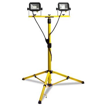 Luceco Twin Tripod Worklight 110V 2X22W