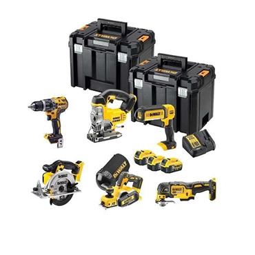 DeWALT DCK665P3T-GB 18V XR Compact 6 Piece Carpenter’s Kit