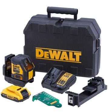DeWALT DCLE34021D1-GB Green Cross Line Laser Level Kit