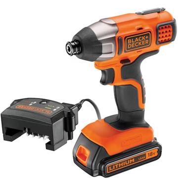 Black & Decker 18V Impactor 1x1.5Ah