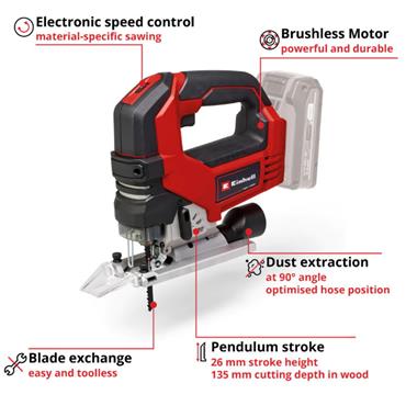Einhell Pro 18v 135mm Jigsaw PXC Body