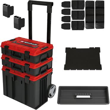 Einhell Deep and 2 x Stackable Case & Trolley