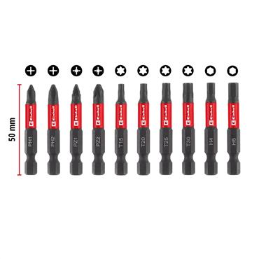 Einhell SNAP HOOK 10pc Impact Bit Set
