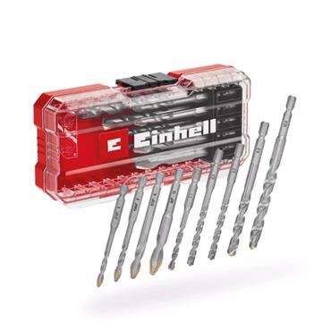 Einhell 10pc Ceramic & Masonry Drill Bit Set
