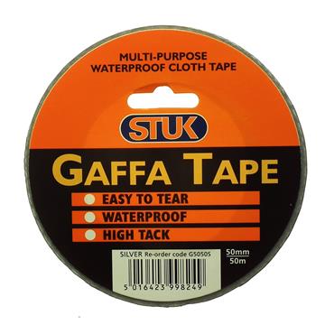 Stux Gaffa Tape Silver 50mm 50m