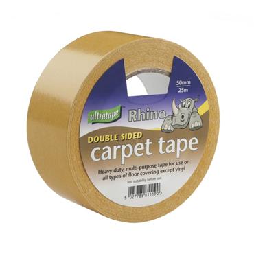 Rhino Double Sided Cloth Tape 50mm 25m