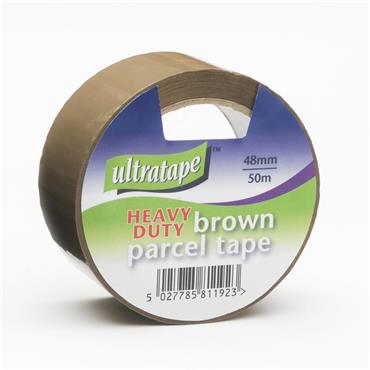 National Tapes Parcel Tape Brown 48mm 66m