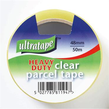 Ulatape Parcel Tape Clear 48mm 50m