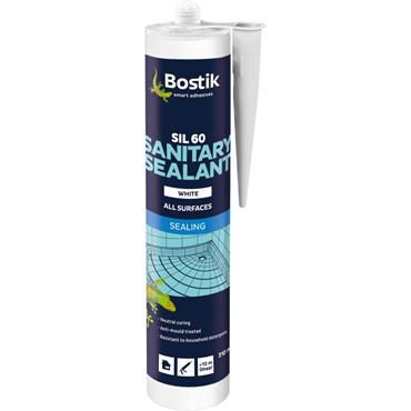 Bostik White Sanitary Sealant 310ml