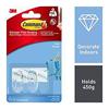 Command Small Oval Hooks Clear 3M17092CLR