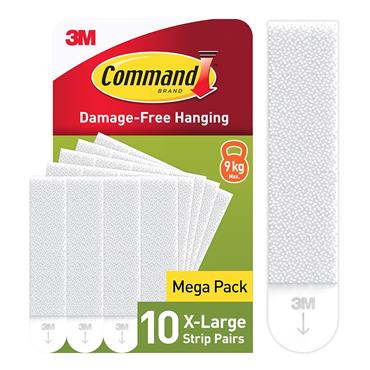 3M Command Picture Hanging Strips XL White