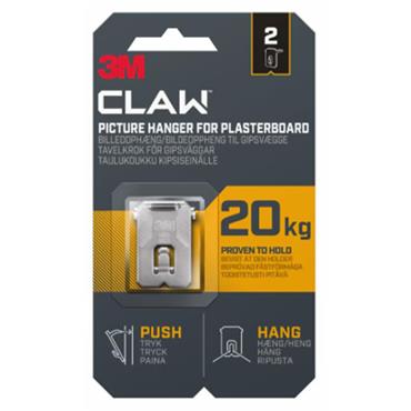 3M Claw Drywall Picture Hanger 20kg