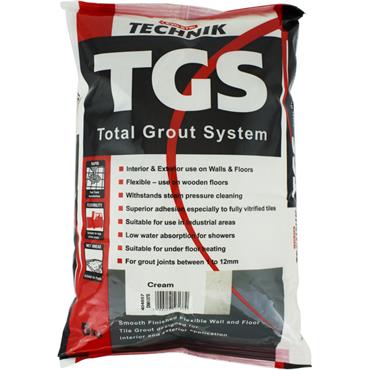 Evo-Stick Cream Flexi Wall/Floor Grout 5Kg