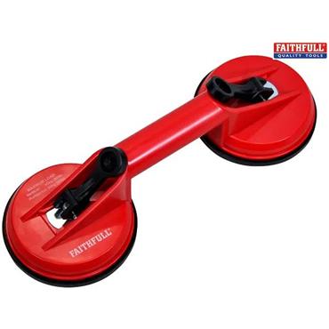 Faithfull Double Pad Suction Lifter