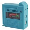 Faithfull Battery Tester AA, AAA, C, D & 9V