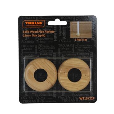Trojan Oak Pipe Cover Solid 22mm WS13/22P