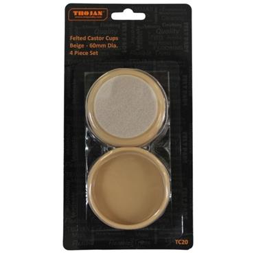 Trojan Felt Castor Cups TC20