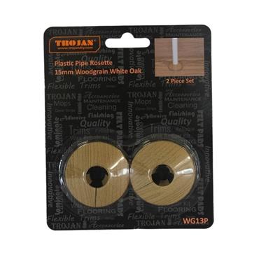 Trojan Plastic W/G Rosette White Oak WG13P