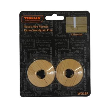 Trojan Plastic W/G Rosette Pine WG16P
