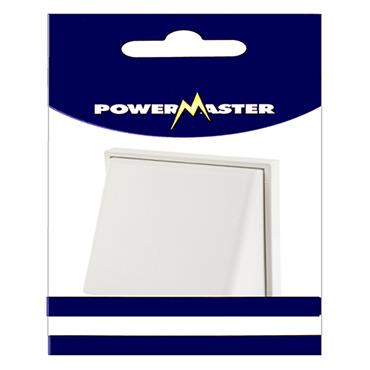 Power Master Hooded Vent White 4"