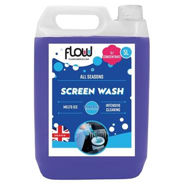 Flow All Seasons Screen Wash Concentrate 5L