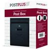 Post Zone Contemp Black Post Box