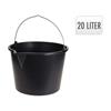 BUCKET 20LTR BLACK WITH METAL Y89200500