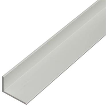 Angle Profile Aluminium Silver 25X15X1.5mm