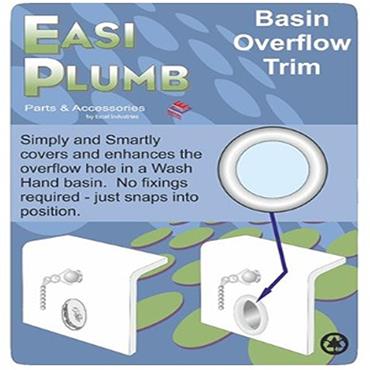 Easi Plumb Basin Overflow Trim
