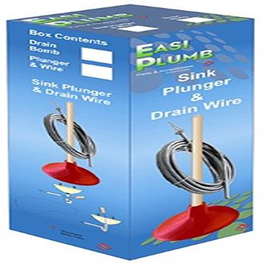 Easi Plumb Sink Plunger & Drain Wire