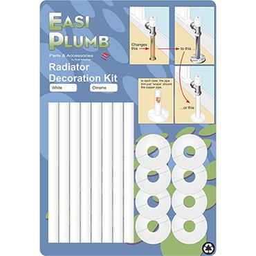 Easi Plumb 4 Rad Decoration Kit White
