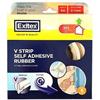 Exitex Draught Excluder V Strip White 5m