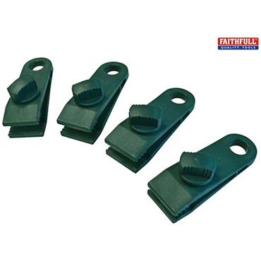 Faithfull Instant Clip On Tarp Clips
