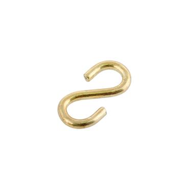 3471421 SUKI S-HOOK BRASS PLATED 3X30MM