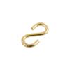 3471421 SUKI S-HOOK BRASS PLATED 3X30MM