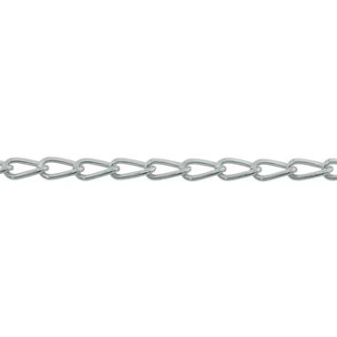 3411130 WELDED CHAIN TWISTED ZINC 3.5MM METRE