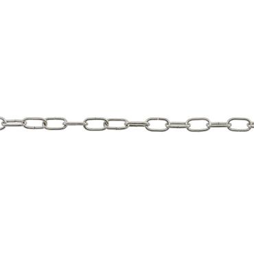 3411276 ROUND WIRE CHAIN NICKEL 2MM PER METRE