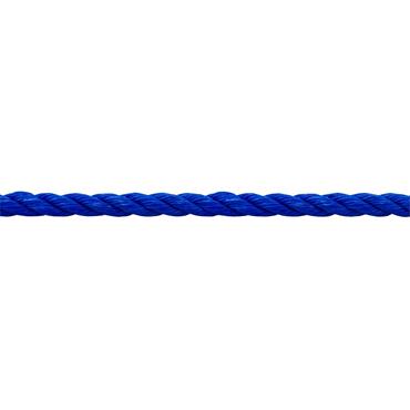 3421102 PP ROPE TWISTED BLUE 10MM PER METRE