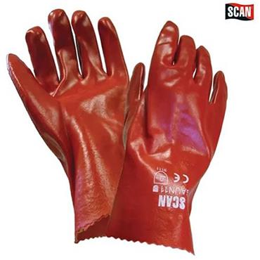 Scan Pvc Gauntlet Glove 27cm