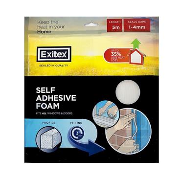 Exitex S/A F/D30 Intumescent Strip White 5.2m