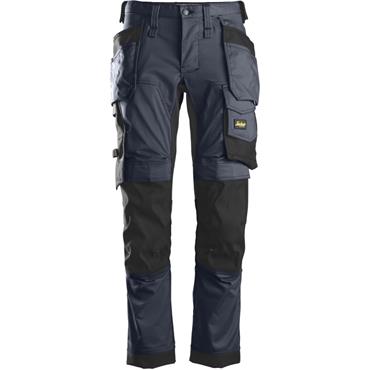 Snickers Stretch Trouser Navy/Black Size 52