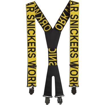 Snickers 9064 Logo Work Braces Black/Yellow