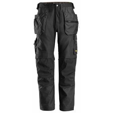 SNICKER CANVA STRETCH BLACK PANTS 62240404100
