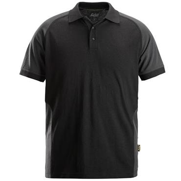 Snickers Polo Black/Grey Small