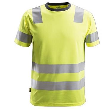 Snickers Hv Class1 Yellow T-Shirt Large