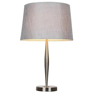 Tara Table Lamp Silver 58cm